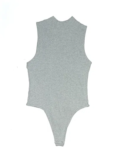 Pre-owned Aerie Bodysuit In Gray