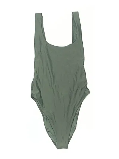 Pre-owned Aerie Bodysuit In Green