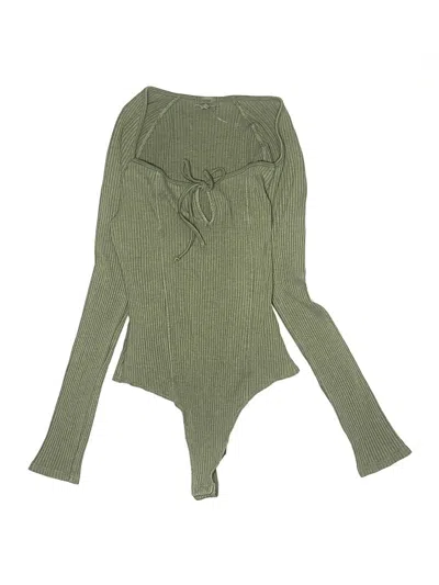 Pre-owned Aerie Bodysuit In Green