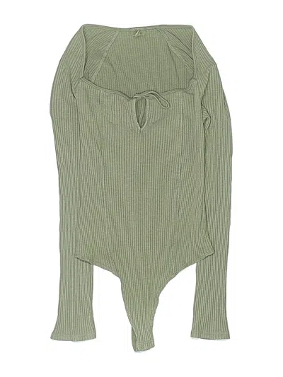 Pre-owned Aerie Bodysuit In Green