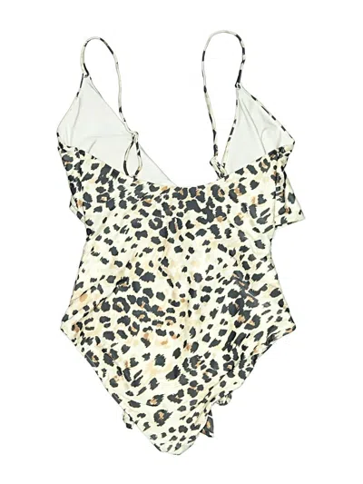 Pre-owned Aerie Bodysuit In Ivory