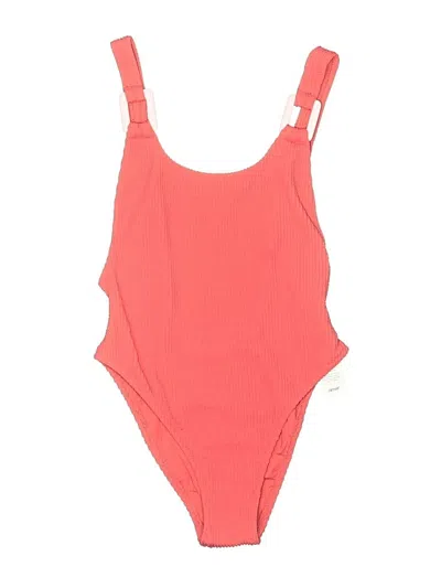 Pre-owned Aerie Bodysuit In Pink