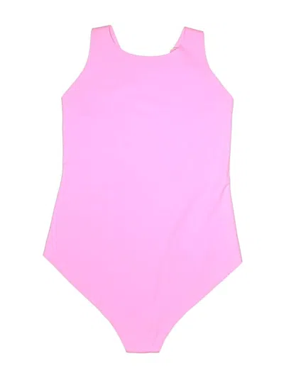 Pre-owned Aerie Bodysuit In Pink