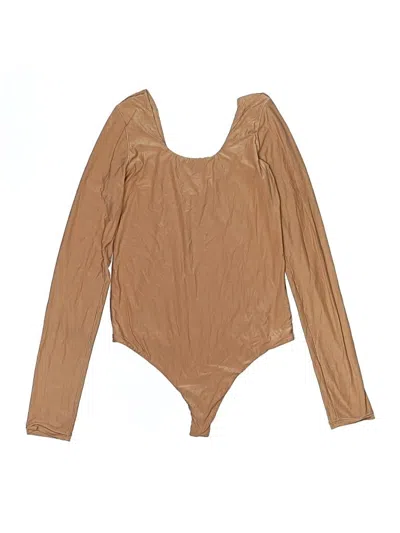 Pre-owned Aerie Bodysuit In Tan