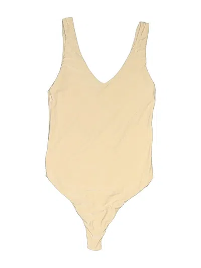 Pre-owned Aerie Bodysuit In Tan