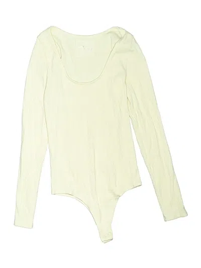 Pre-owned Aerie Bodysuit In Yellow