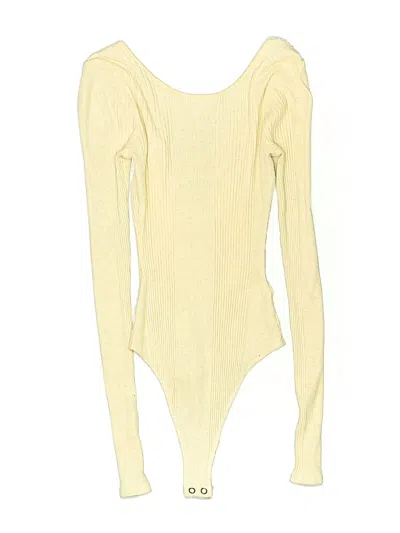 Pre-owned Aerie Bodysuit In Yellow