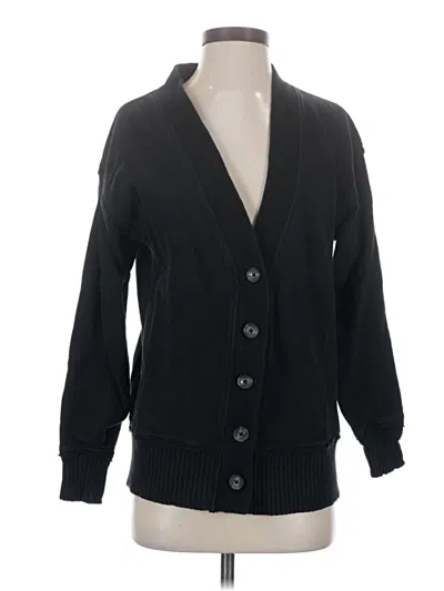 Pre-owned Aerie Cardigan Sweater In Black