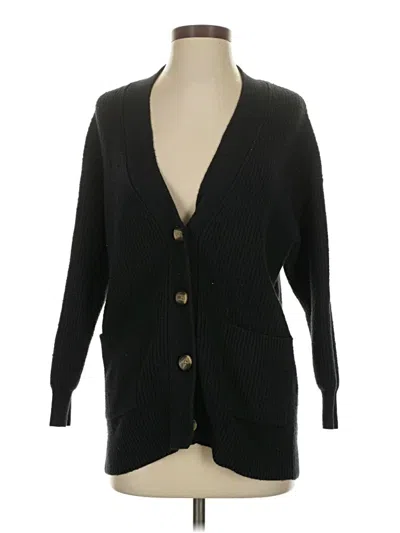 Pre-owned Aerie Cardigan Sweater In Black