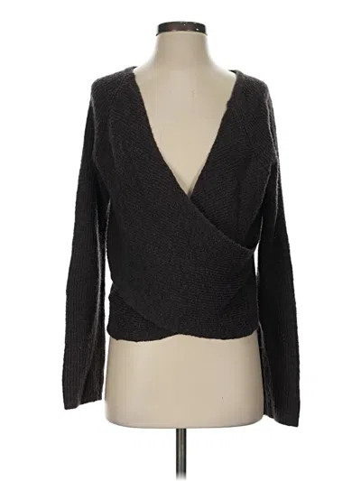 Pre-owned Aerie Cardigan Sweater In Black