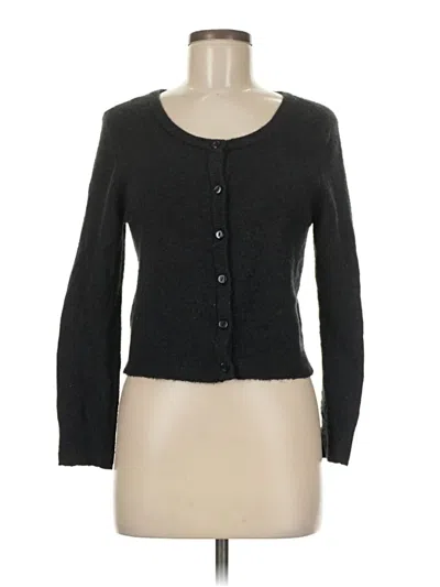 Pre-owned Aerie Cardigan Sweater In Black
