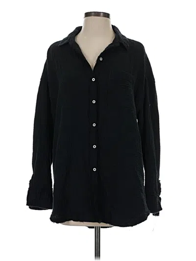 Pre-owned Aerie Cardigan Sweater In Black