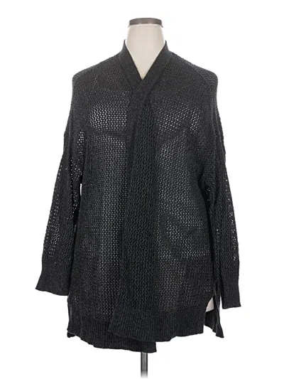 Pre-owned Aerie Cardigan Sweater In Black