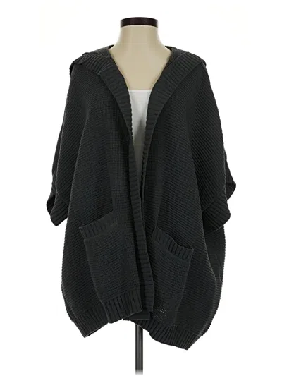 Pre-owned Aerie Cardigan Sweater In Black
