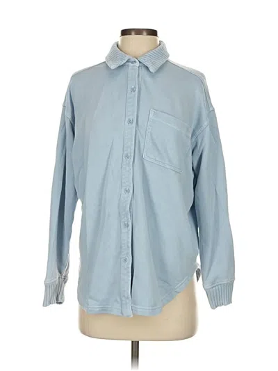 Pre-owned Aerie Cardigan Sweater In Blue