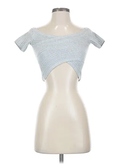 Pre-owned Aerie Cardigan Sweater In Blue