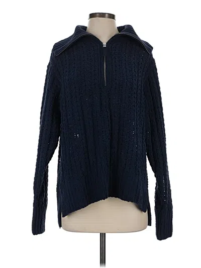 Pre-owned Aerie Cardigan Sweater In Blue