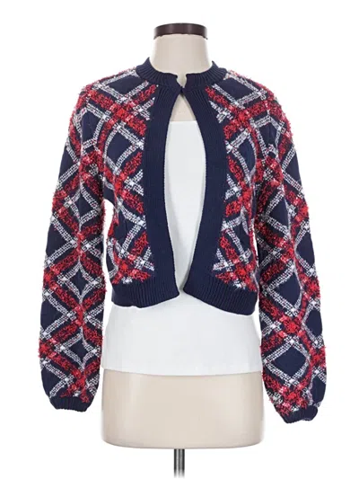 Pre-owned Aerie Cardigan Sweater In Blue