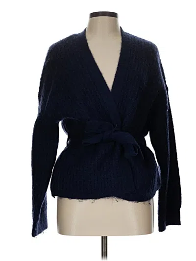 Pre-owned Aerie Cardigan Sweater In Blue