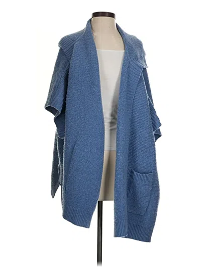 Pre-owned Aerie Cardigan Sweater In Blue