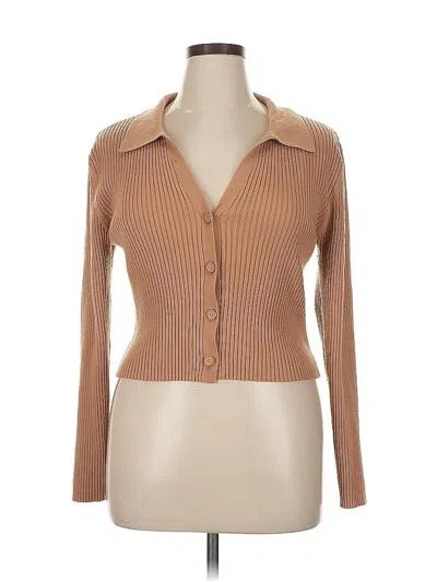 Pre-owned Aerie Cardigan Sweater In Brown