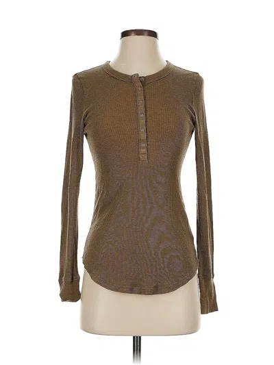 Pre-owned Aerie Cardigan Sweater In Brown