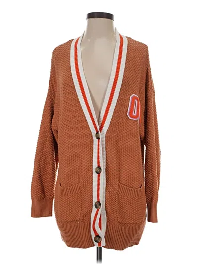 Pre-owned Aerie Cardigan Sweater In Brown