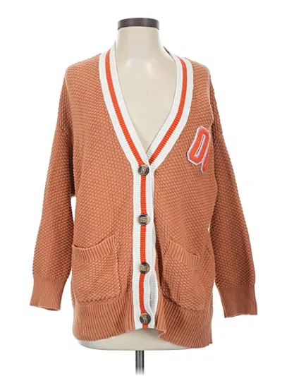 Pre-owned Aerie Cardigan Sweater In Brown
