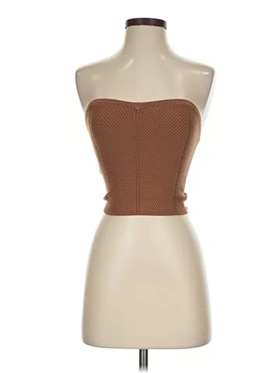 Pre-owned Aerie Cardigan Sweater In Brown