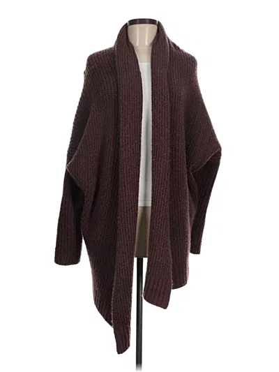 Pre-owned Aerie Cardigan Sweater In Burgundy