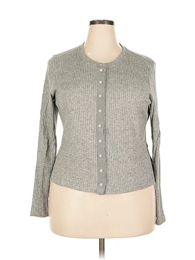 Pre-owned Aerie Cardigan Sweater In Gray