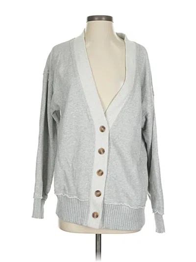 Pre-owned Aerie Cardigan Sweater In Gray