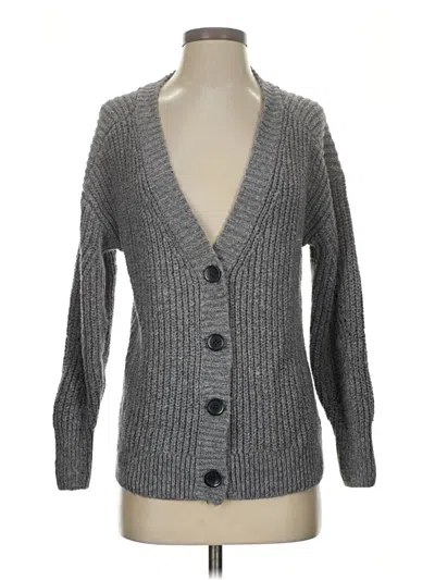 Pre-owned Aerie Cardigan Sweater In Gray