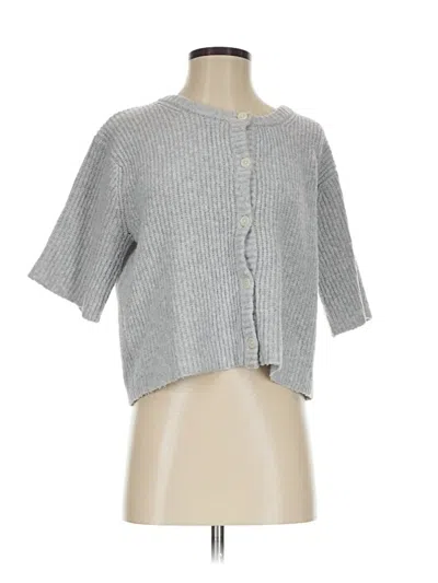 Pre-owned Aerie Cardigan Sweater In Gray