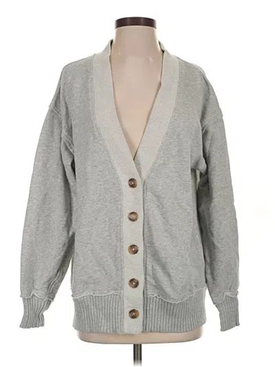 Pre-owned Aerie Cardigan Sweater In Gray