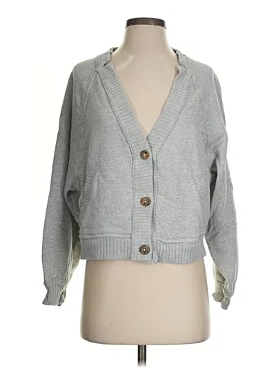 Pre-owned Aerie Cardigan Sweater In Gray
