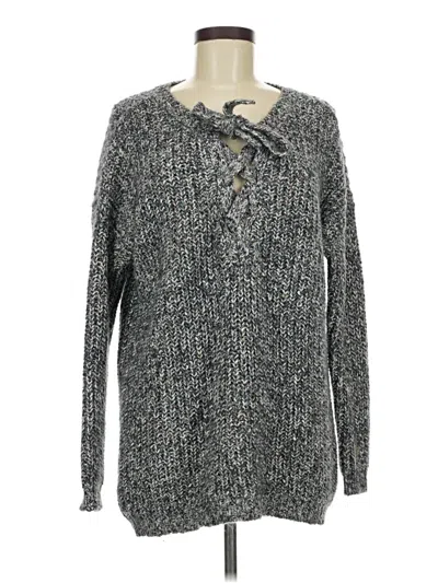 Pre-owned Aerie Cardigan Sweater In Gray