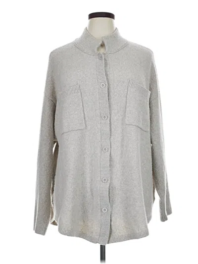 Pre-owned Aerie Cardigan Sweater In Gray