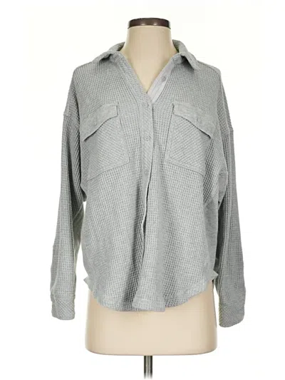 Pre-owned Aerie Cardigan Sweater In Gray