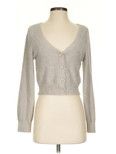 Pre-owned Aerie Cardigan Sweater In Gray