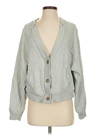 Pre-owned Aerie Cardigan Sweater In Gray