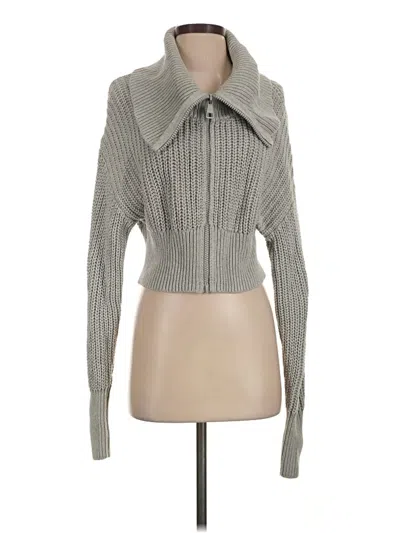 Pre-owned Aerie Cardigan Sweater In Gray