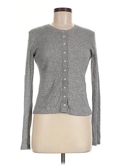 Pre-owned Aerie Cardigan Sweater In Gray