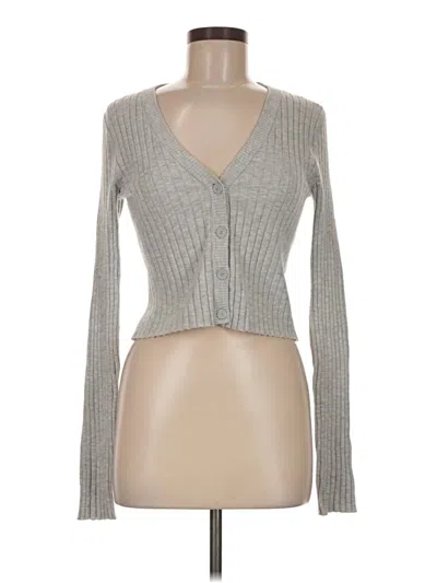 Pre-owned Aerie Cardigan Sweater In Gray