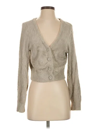 Pre-owned Aerie Cardigan Sweater In Gray