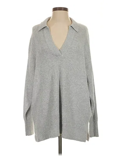 Pre-owned Aerie Cardigan Sweater In Gray