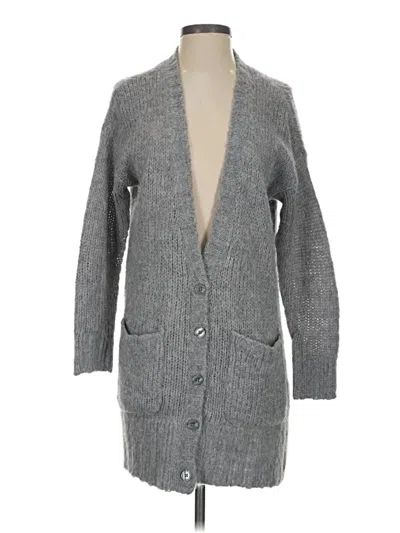 Pre-owned Aerie Cardigan Sweater In Gray
