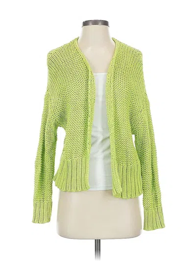 Pre-owned Aerie Cardigan Sweater In Green