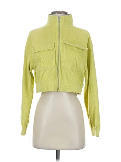 Pre-owned Aerie Cardigan Sweater In Green