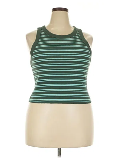 Pre-owned Aerie Cardigan Sweater In Green